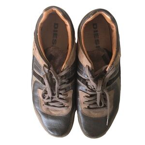 DIESEL KORBIN ll Leather Brown Sneakers